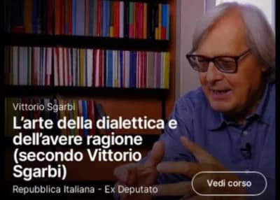 L’arte della dialettica e dell’avere ragione – Vittorio Sgarbi